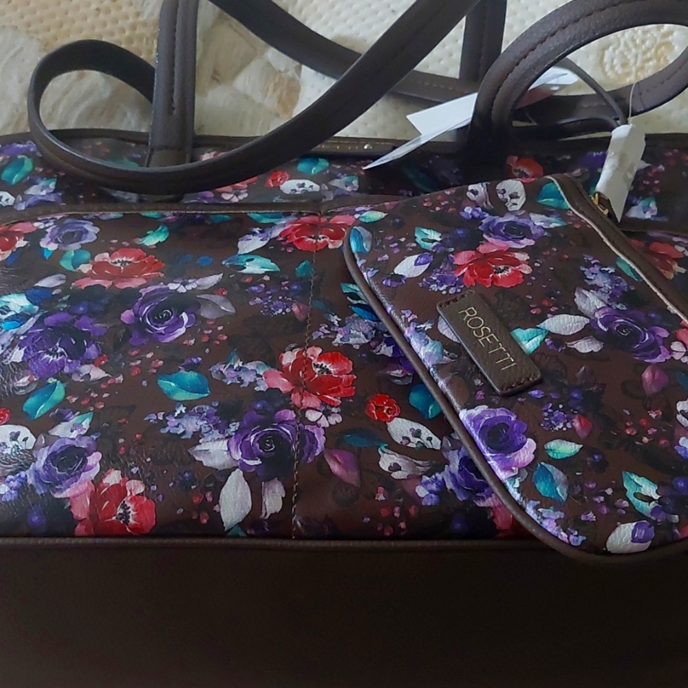 Rosetti Fall Butterflie Tote with Wallet